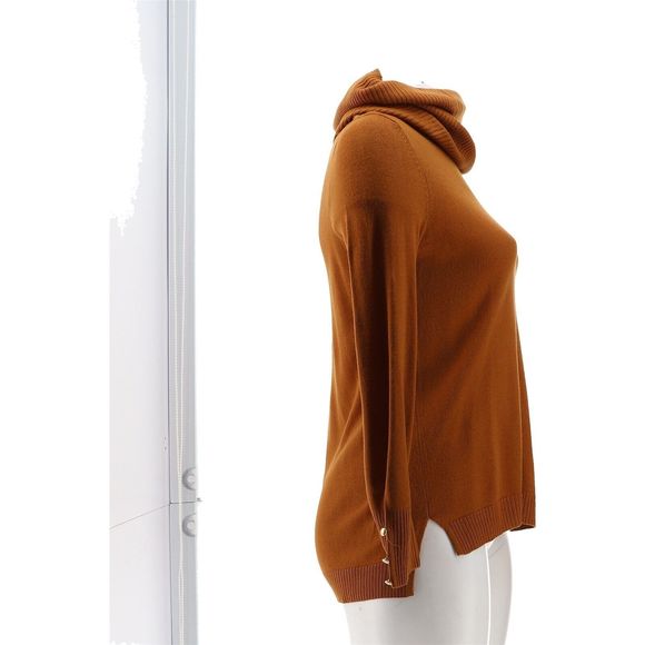 IMAN Comfy Chic Sweater Circle Scarf ROASTED PECAN 768134A - Picture 7 of 8